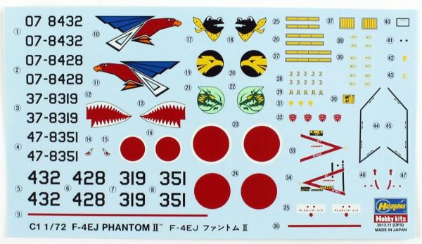 Hasegawa C1 1331 F-4EJ Phantom II - Görsel 4