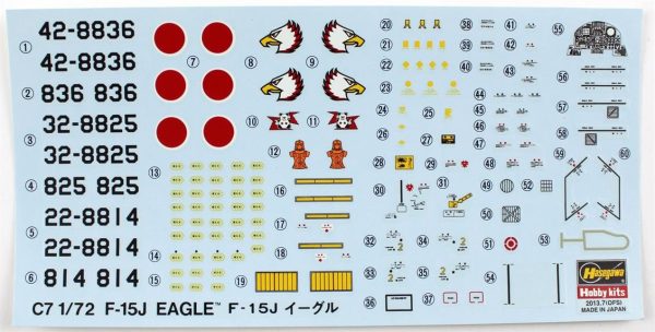 Hasegawa C7 1337 F-15J Eagle - Görsel 4