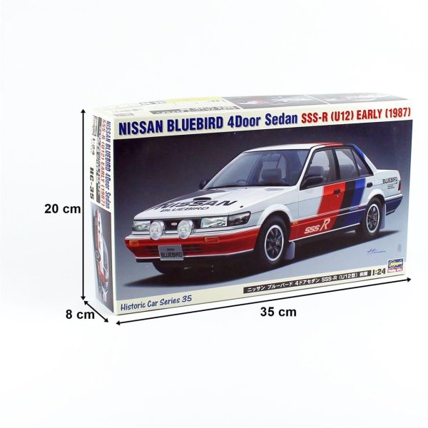 Hasegawa HC35 21135 Nissan Bluebird 4-Door Sedan SSS-R - Görsel 5
