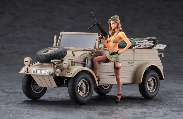 Pkw.K1 Kübelwagen Type 82 (Balloon Tire) w/Blonde Girl's Figure