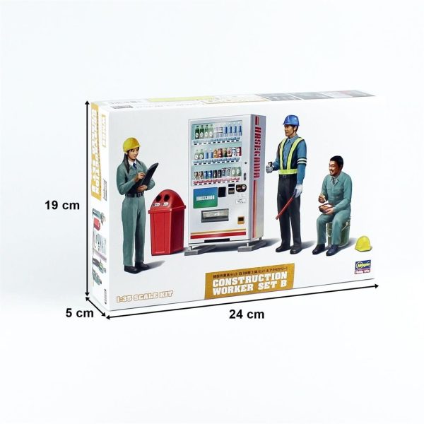 Hasegawa WM06 66006 İnşaat İşçileri Set B - Görsel 5