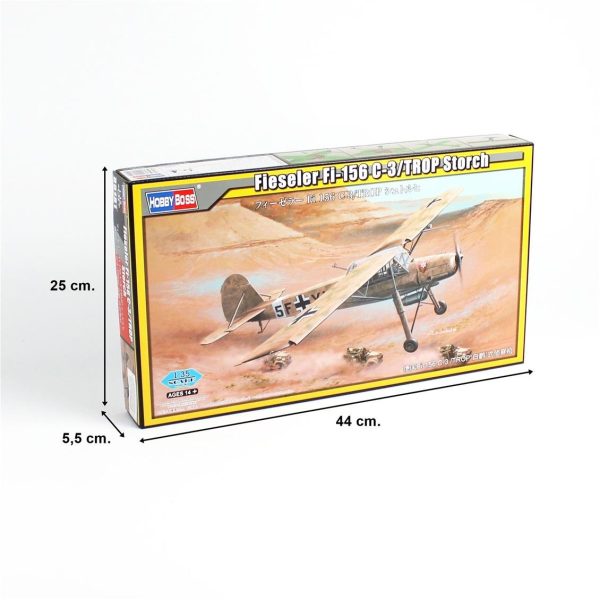 HobbyBoss 80181 Fieseler Fi-156 C-3/TROP Storch - Görsel 5