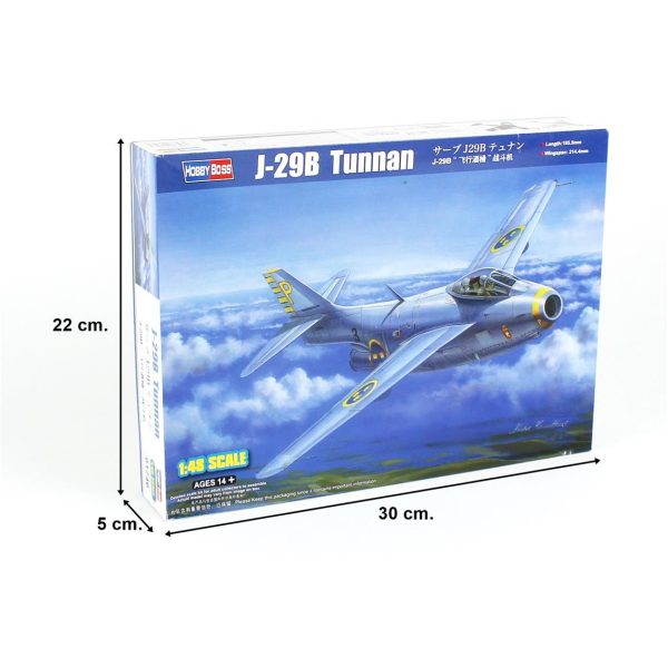 HobbyBoss 81746 J-29B Tunnan - Görsel 5