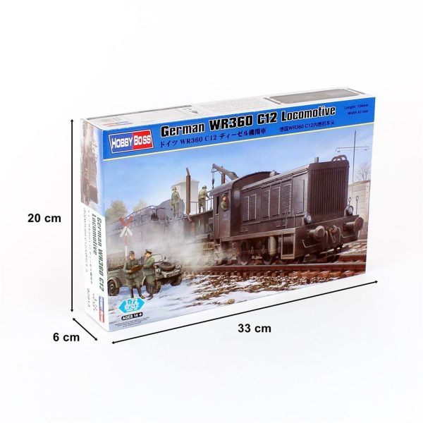 HobbyBoss 82913 Alman WR360 C12 Dizel Lokomotif - Görsel 5