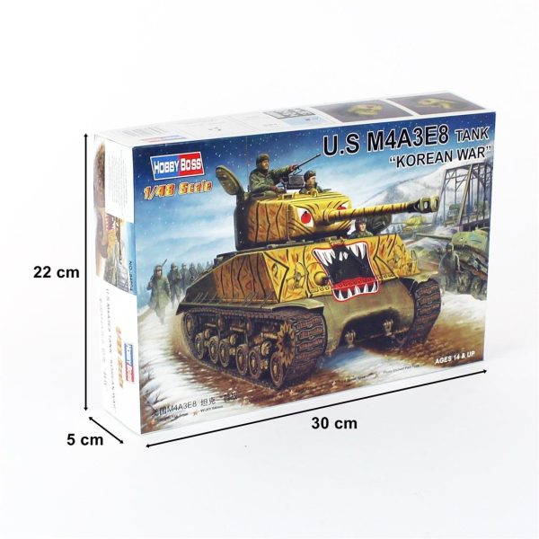 HobbyBoss 84804 M4A3E8 Tankı - Görsel 5