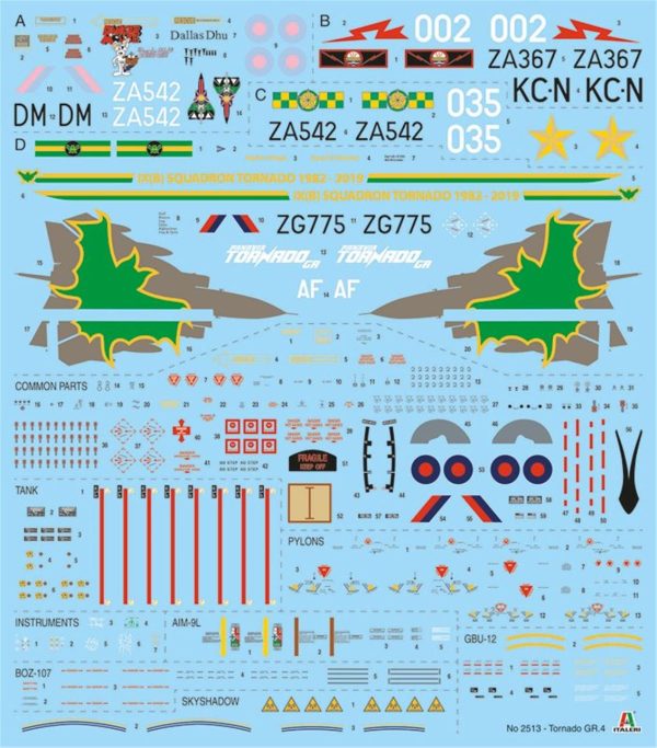 Italeri 2513S Tornado Gr.4 - Görsel 7