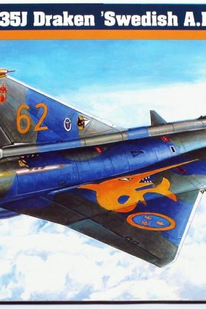 Mistercraft D088 1/72 F-35J Draken (Swedish A.F.) Savaş Uçağı Plastik Model Kiti