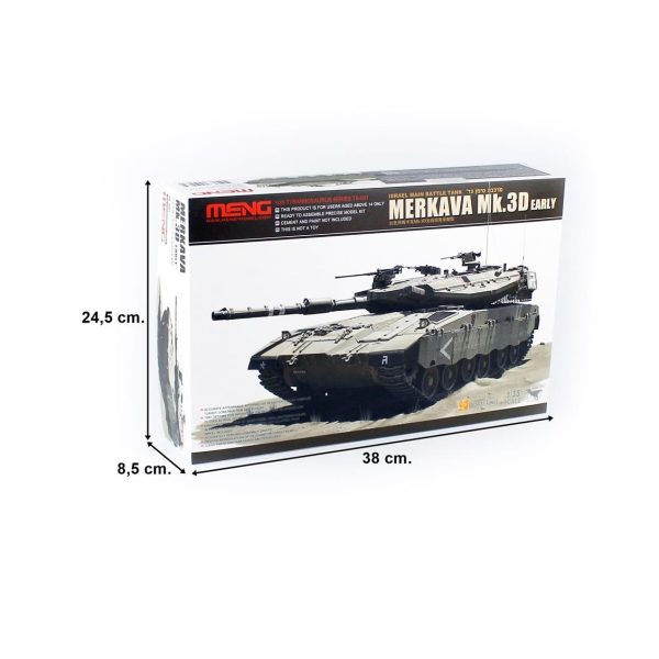 Meng TS-001 Merkava Mk.3D Erken Dönem Tankı - Görsel 5