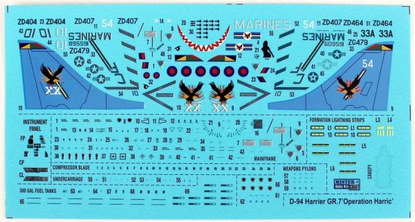 Mistercraft D094 Harrier GR.7 - Görsel 4