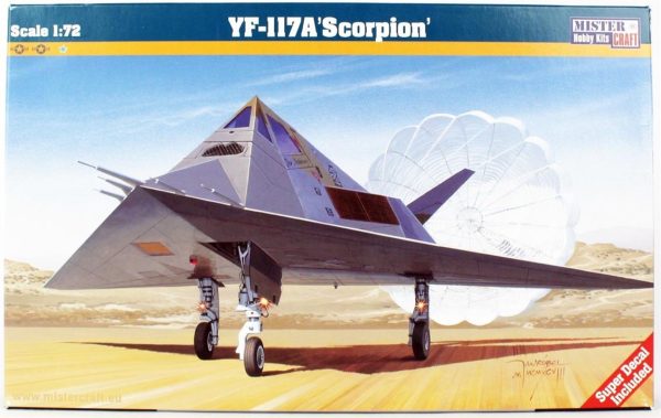 Mistercraft E011 1/72 YF-117A (Scorpion) Savaş Uçağı Demonte Plastik Maketi