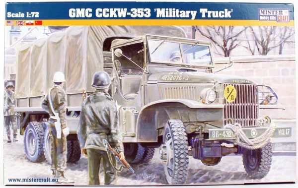 Mistercraft E098 1/72 GMC CCKW-353 Askeri Kamyon Plastik Model Kiti