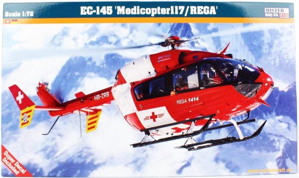 Mistercraft F031 1/72 EC-145 Medicopter 117 (Rega) Çok Amaçlı helikopter Plastik Model Kiti