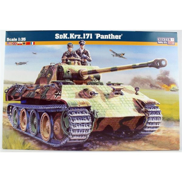 Mistercraft G090 1/35 Sd.Kfz.171 Panther Ana Muharebe Tankı Plastik Model Kiti