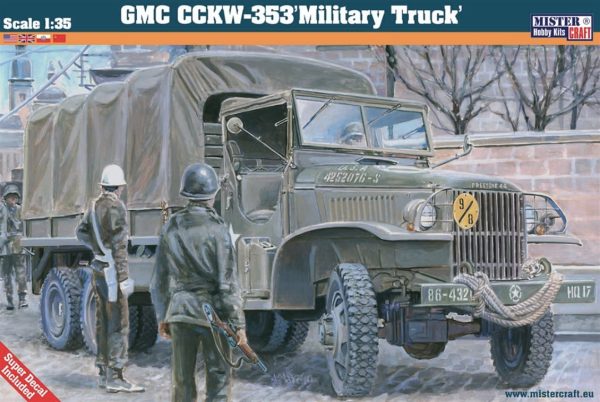 Mistercraft G098 1/35 GMC CKW-353 Askeri Kamyon Plastik Model Kiti