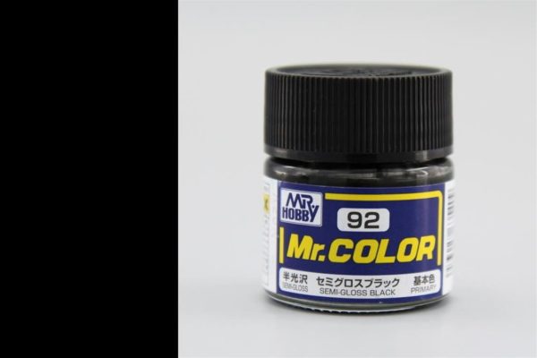 Mr.Hobby C-092 10 ml. Semi Gloss Black