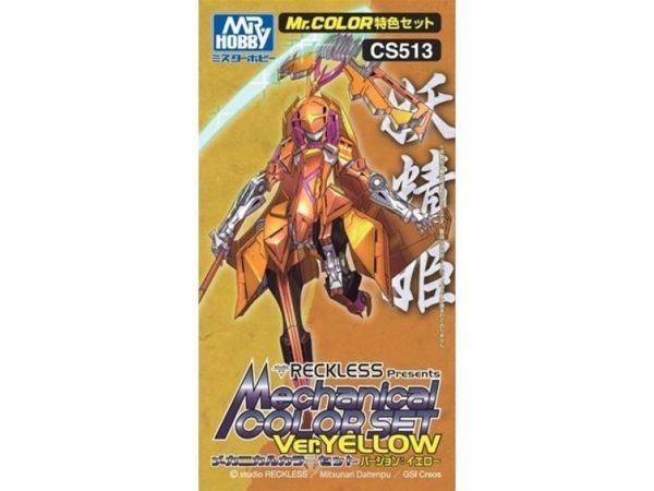 Mr.Hobby CS-513 3x10 ml. Mechanical Color Set Ver. Yellow