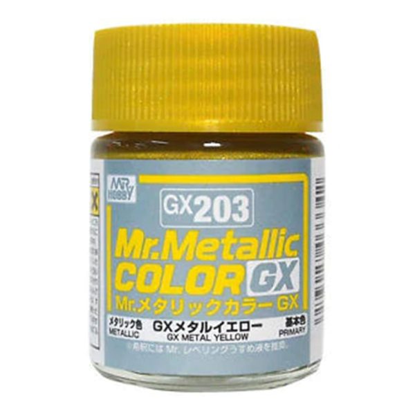 Mr.Hobby GX-203 18 ml. Metallic Yellow