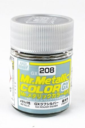 Mr.Hobby GX-208 18 ml. Metallic Rough Silver