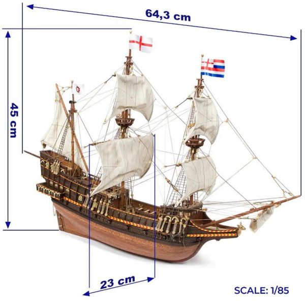 Occre 12003 Golden Hint Yelkenli Tekne - Görsel 4