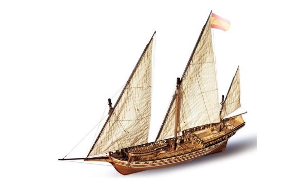 Cazador Yelkenli Tekne Ahşap Model Kiti