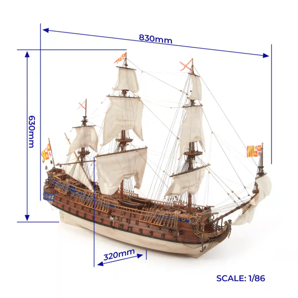 Occre 15002 1/86 San Felipe - Görsel 5