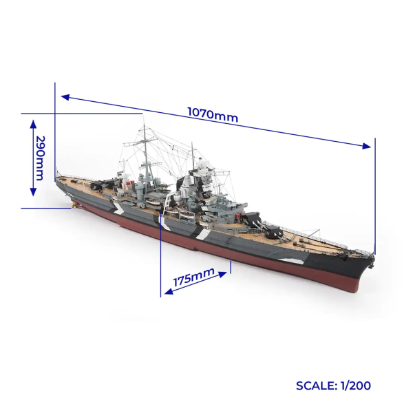 Occre 16000 Prinz Eugen - Görsel 5