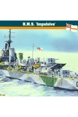 Mistercraft S096 1/500 HMS (Impulsive) Zırhlı Gemi Plastik Model Kiti
