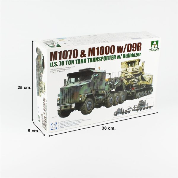 Takom 5002 Amerikan D9R Dozeri ve M1070 Taşıyıcı - Görsel 5