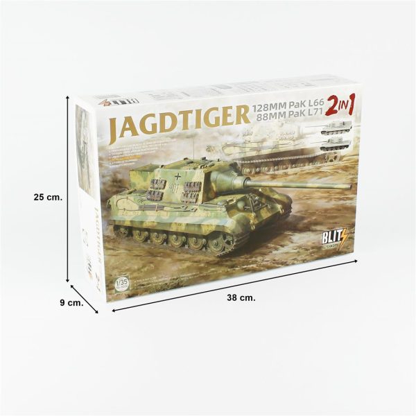 Takom 8008 JAGDTIGER 128MM Pak L66 Tankı - Görsel 5