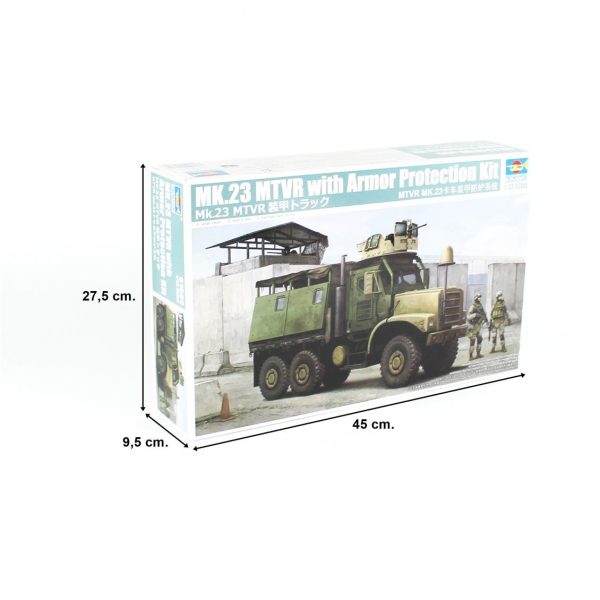 Trumpeter 01080 MK.23 MTVR Zırhlı Kamyon - Görsel 5