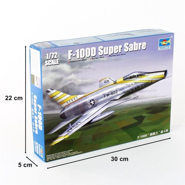 Trumpeter 01649 F-100D Super Sabre - Görsel 5