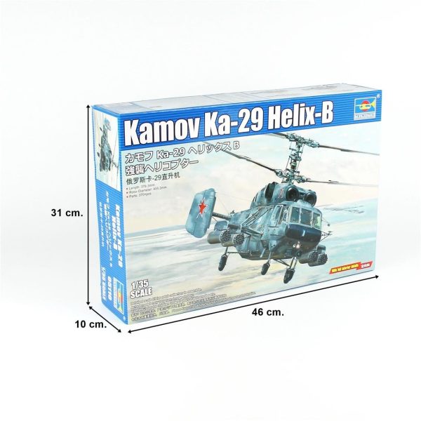 Trumpeter 05110 Kamov Ka-29 Helix-B Helikopter - Görsel 5
