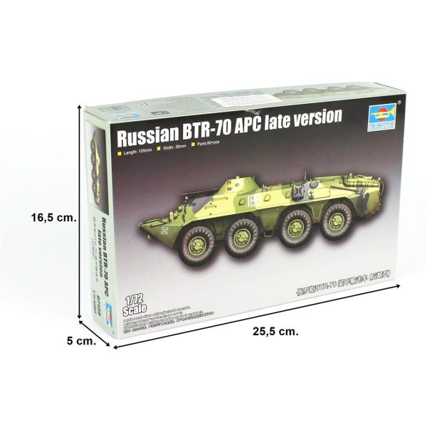 Trumpeter 07138 Rus BTR-70 APC - Görsel 5