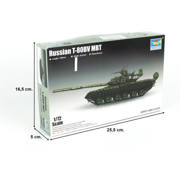 Trumpeter 07145 Rus T-80BV - Görsel 5