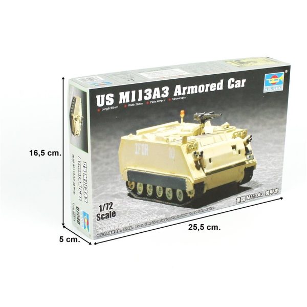 Trumpeter 07240 M113A3 Zırhlı Personel Taşıyıcı - Görsel 4