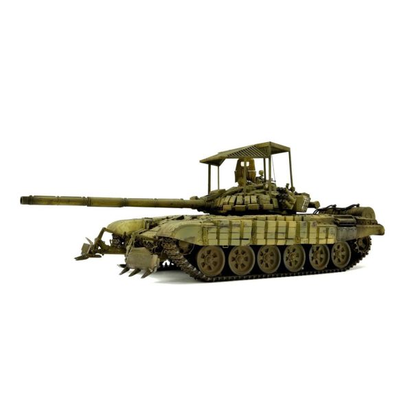 Rus T-72B1 Ana Muharebe Tankı ve KTM-6 Izgara Zırhlı