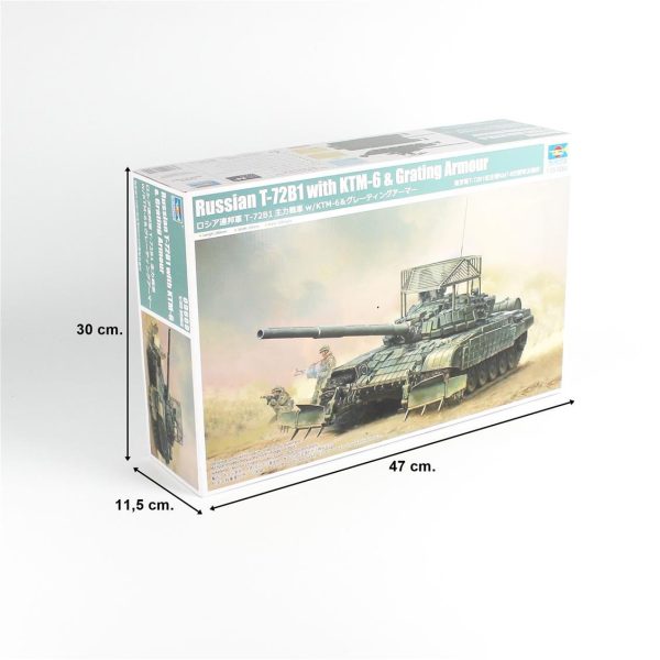 Trumpeter 09609 Rus T-72B1 - Görsel 5