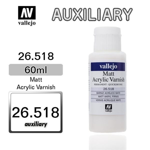 Vallejo 26518 60 ml. Mat Vernik