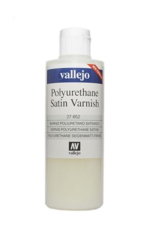 Vallejo 27652 200 ml. Poliüretan Yarı Mat Vernik
