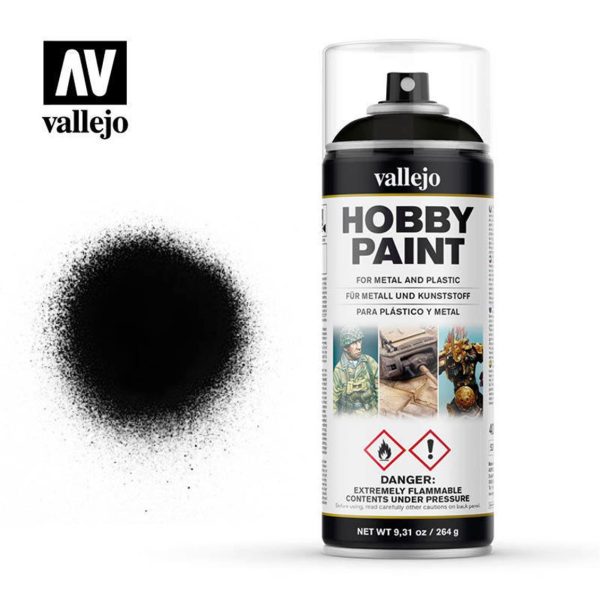Vallejo 28012 400 ml. Siyah Astar