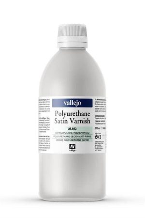 Vallejo 28652 500 ml. Poliürethan Yarı Mat Vernik