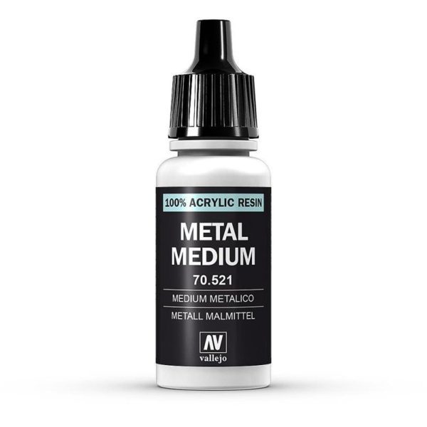 Vallejo 70521 18 ml. Metal Medium (Metalik Renge Dönüştürücü)