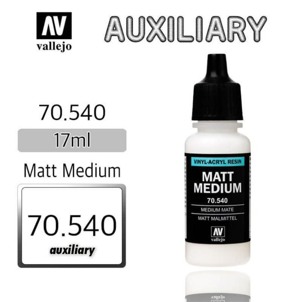 Vallejo 70540 18 ml. Matt Medium (Matlaştırıcı)