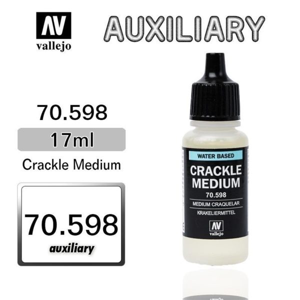 Vallejo 70598 18 ml. Crackle (Çatlak Oluşturma Sıvısı)