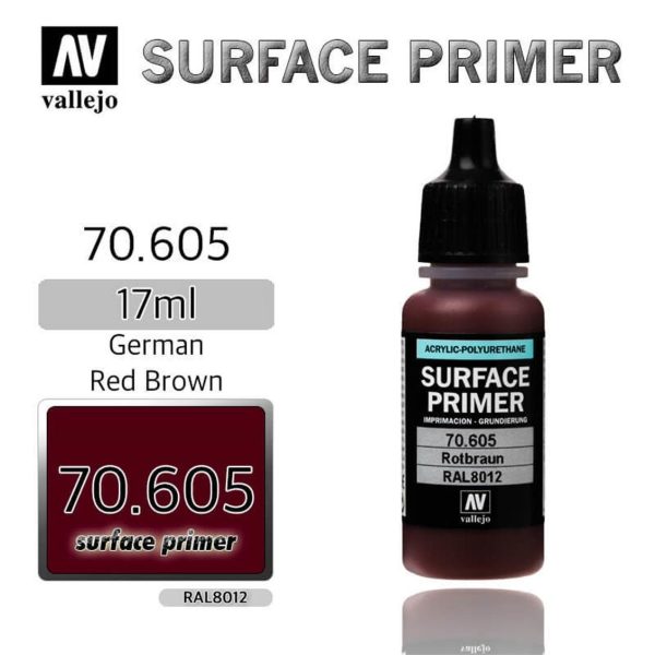 Vallejo 70605 18 ml. Ger. Red Brown