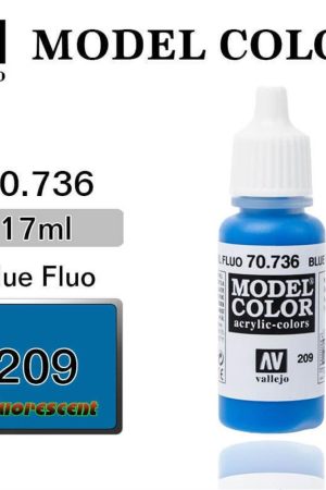 Vallejo 70736 18 ml. (209) Blue Fluorescent