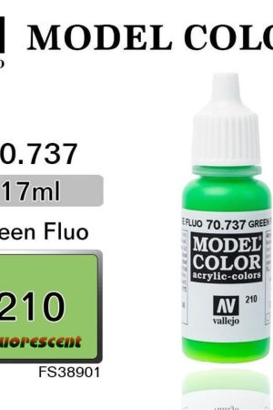Vallejo 70737 18 ml. (210) Green Fluorescent