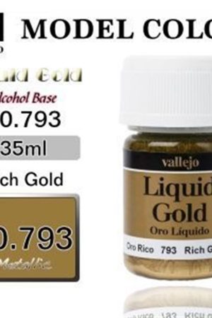 Vallejo 70793 35 ml. (214) Rich Gold (Alcohol Based)
