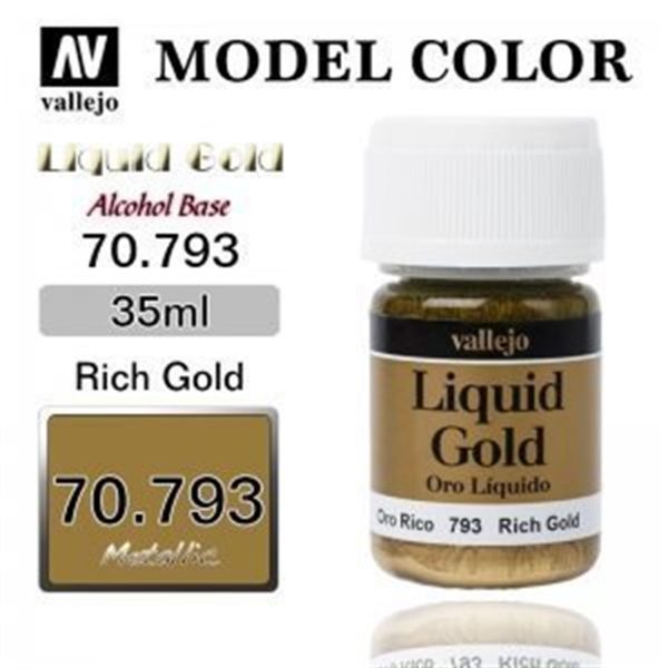 Vallejo 70793 35 ml. (214) Rich Gold (Alcohol Based)