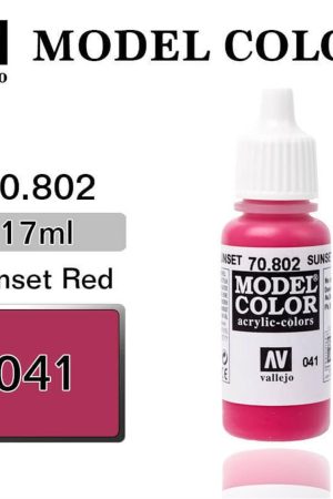 Vallejo 70802 18 ml. (41) Sunset Red-Matt